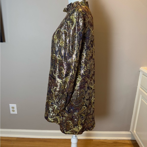 BA&SH Capi Lurex-Embellished Dress - size XS - Picture 9 of 12